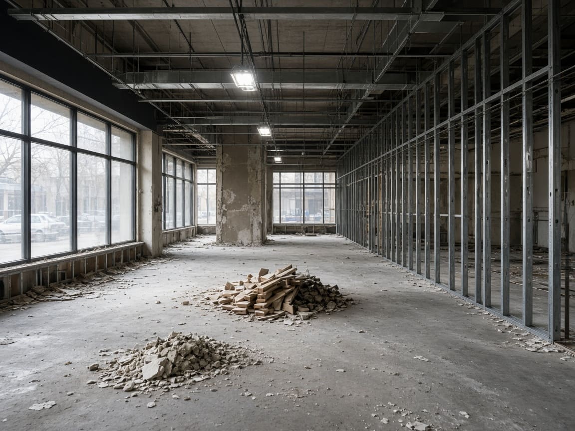 Commercial strip-out